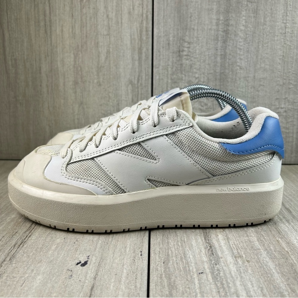 New Balance CT302 White Heritage Sky Blue Lace Up Sneaker Casual Shoe Men Size 8